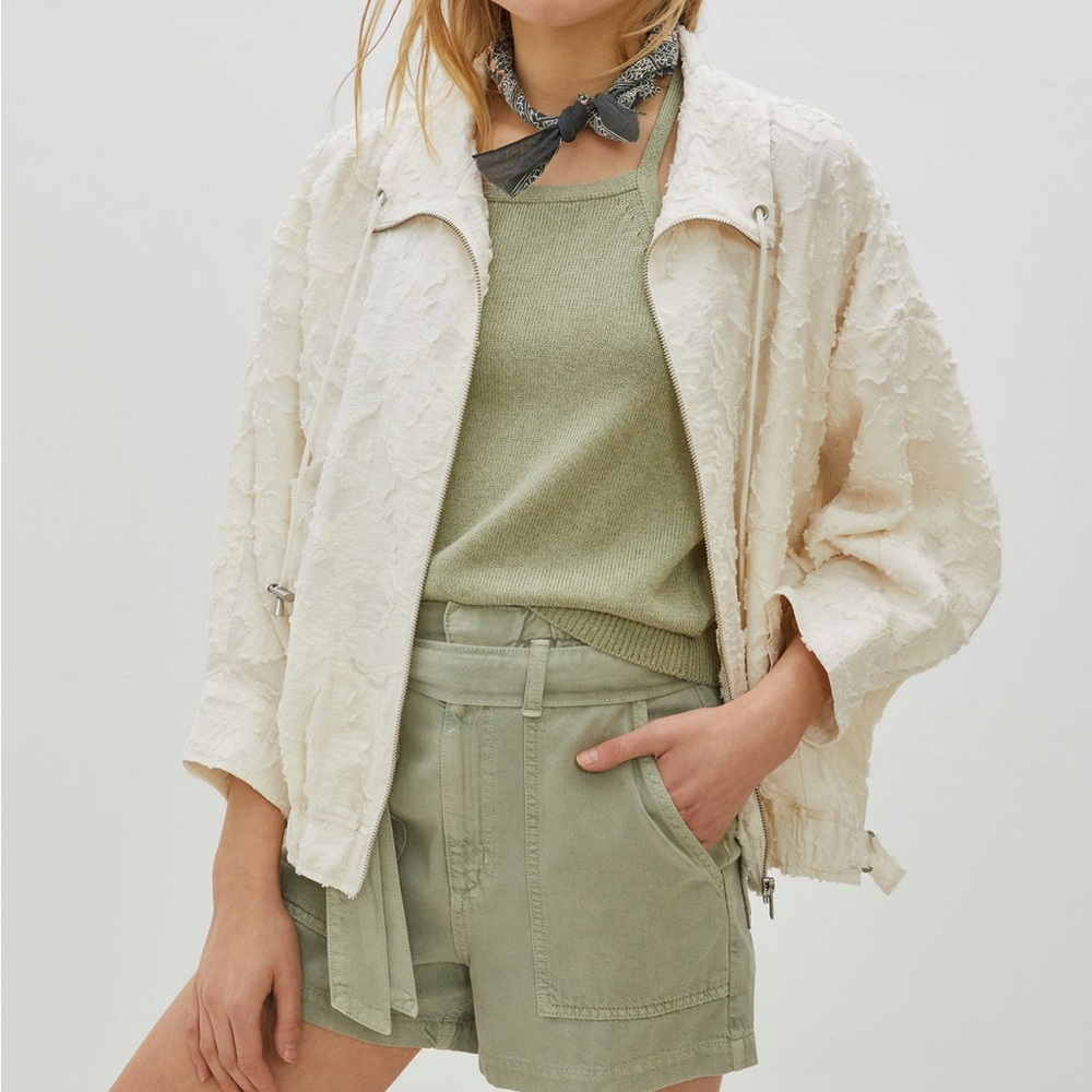 Anthropologie | Savita white jacket